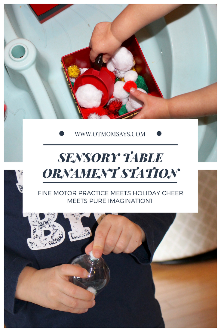 SENSORY TABLE ORNAMENT STATION