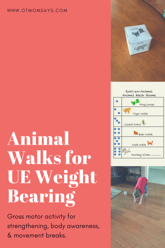 animal walks for UE weight bearing