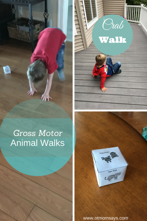 gross motor animal walks