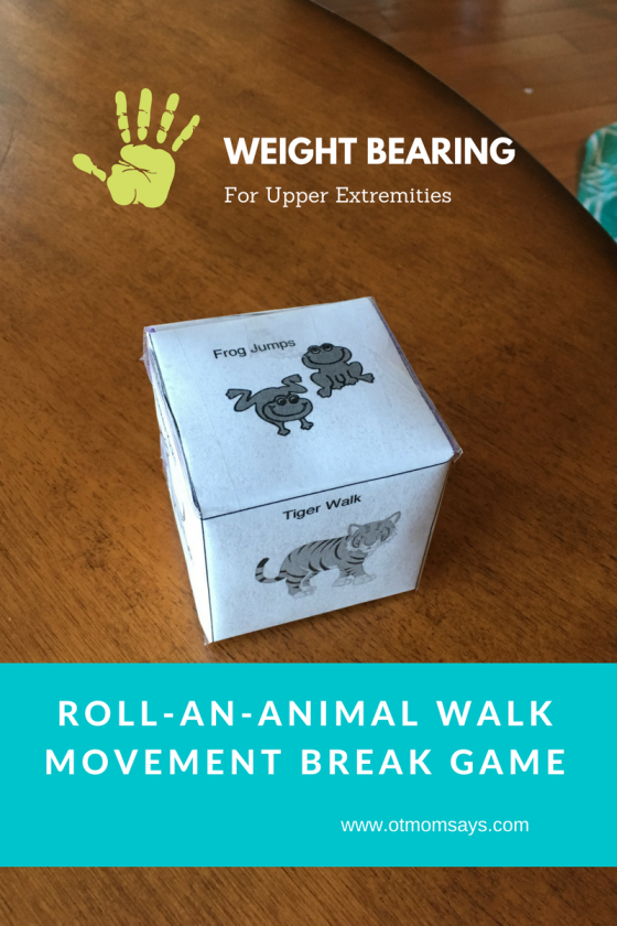 Weight Bearing Animal Walk Game